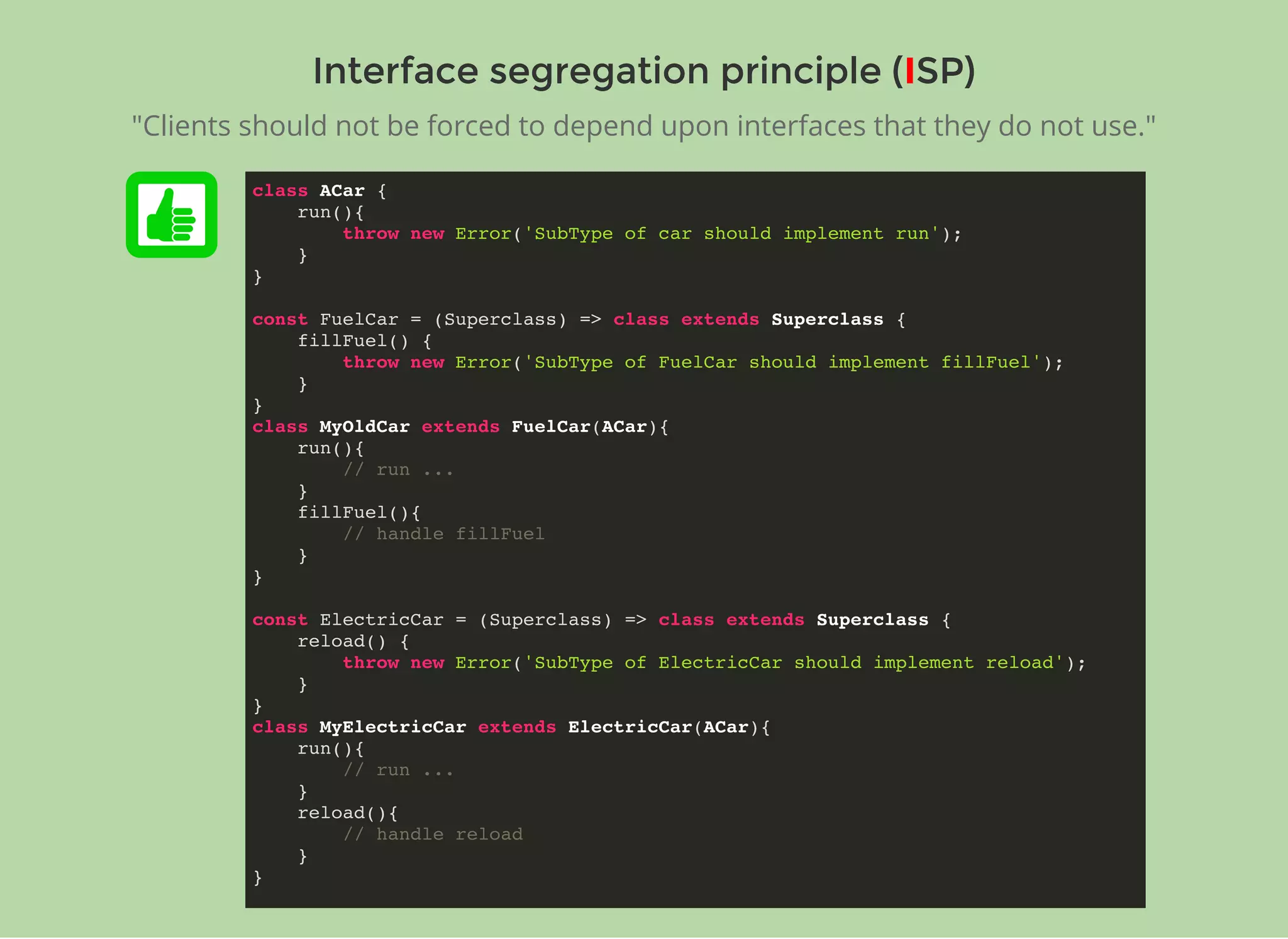 Clean code in JavaScript | PPT