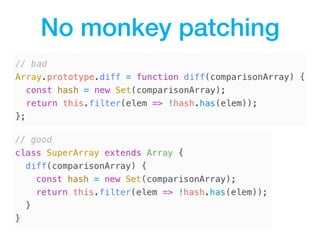 Concepts of Clean Code adapted for JavaScript - Tech'n'Drinks @myposter ...