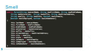 Clean code - smells and heuristics | PDF