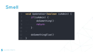 Clean code - smells and heuristics | PDF