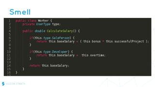 Clean code - smells and heuristics | PDF