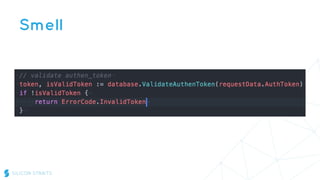 Python Code Smell Example Clean code - smells and heuristics | PDF