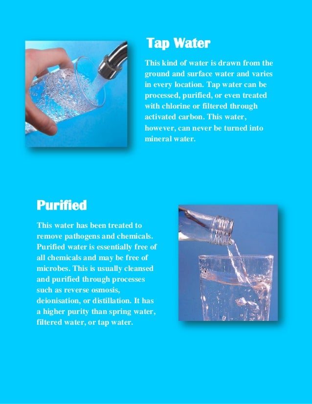 water basics different types of drinking w…
