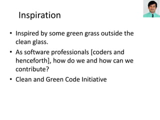 Clean and Green Code | PPTX