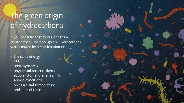 The Green Origin Of Hydrocarbons The Green Origin Of Hydrocarbons
