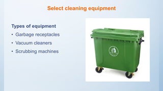 Clean and maintain kitchen equipment and utensils | PPTX