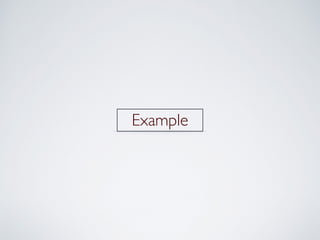 Service conﬁguration
 