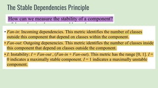 The Stable Dependencies Principle
 