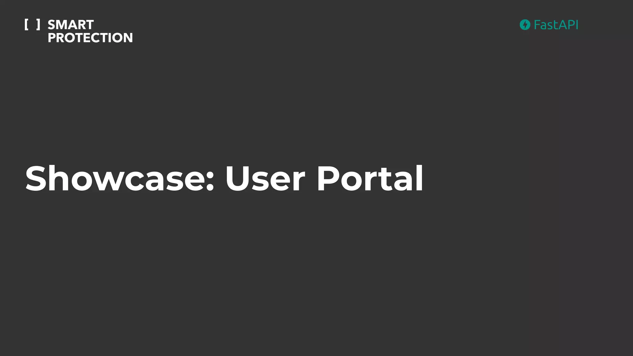 Showcase: User Portal
 