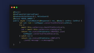 Clean backends with NestJs | PDF