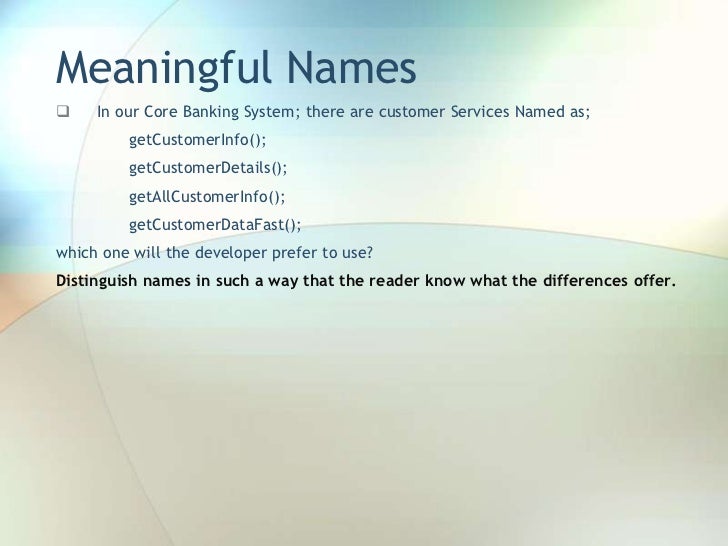the meaning of clean code