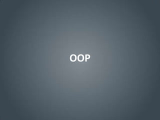 OOP
 