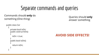 Clean code and code smells | PDF