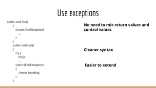 Clean code and code smells | PDF