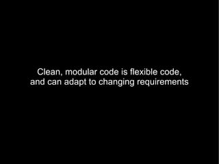 “always looks like it was written by someone who cares” - Michael Feathers 