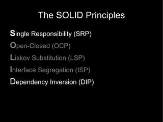 Clean, modular code is flexible code, and can adapt to changing requirements 