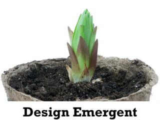 10
Design Emergent
 