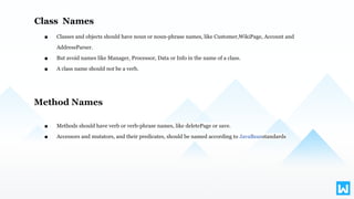 Code Meaningful Name Clean code: meaningful Name | PDF