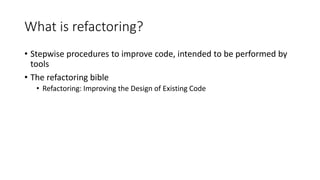 Clean code presentation | PPTX