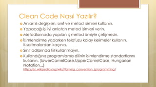 Clean code & refactoring | PPTX