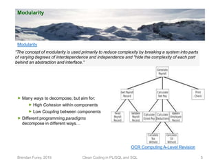 Clean coding in plsql and sql, v2 | PPT