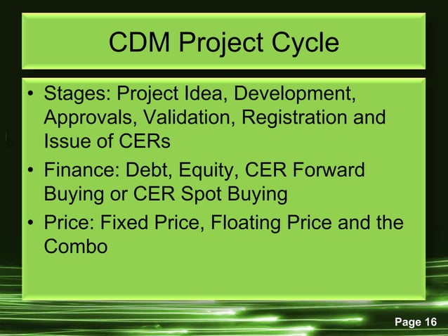 Clean development mechanism (cdm) and carbon trading b.v.raghunandan ...