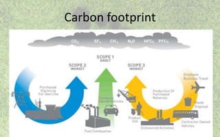 Carbon footprint
 