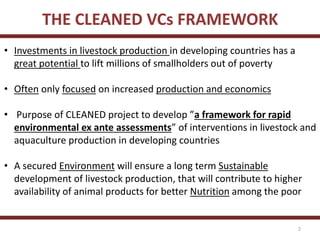 Introducing the CLEANED project