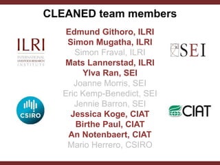 Introducing the CLEANED project