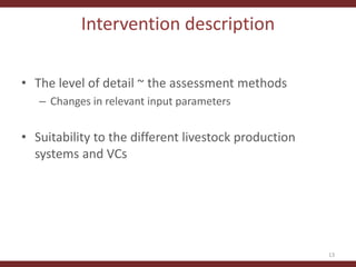 Testing the CLEANED framework in Lushoto, Tanzania