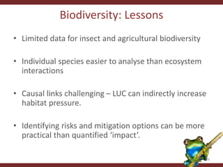 Testing the CLEANED framework in Lushoto, Tanzania