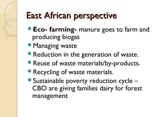 Challenges in assessing impacts in dairy farming and dairy processing
