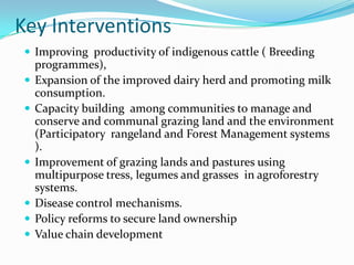 Dairy production and related environmental issues in Tanzania