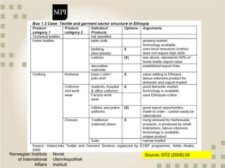 Qualitative approaches to value chain analysis
