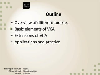 Qualitative approaches to value chain analysis