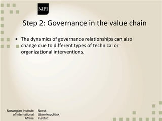 Qualitative approaches to value chain analysis