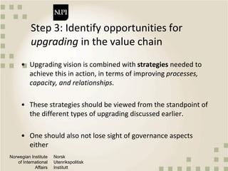 Qualitative approaches to value chain analysis