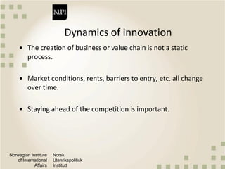 Qualitative approaches to value chain analysis