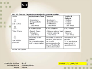 Qualitative approaches to value chain analysis