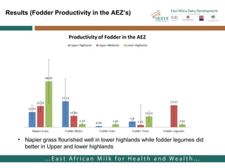 Farmers’ uptake of improved feed practices and reasons for adoption/ non adoption