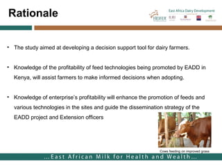 Farmers’ uptake of improved feed practices and reasons for adoption/ non adoption