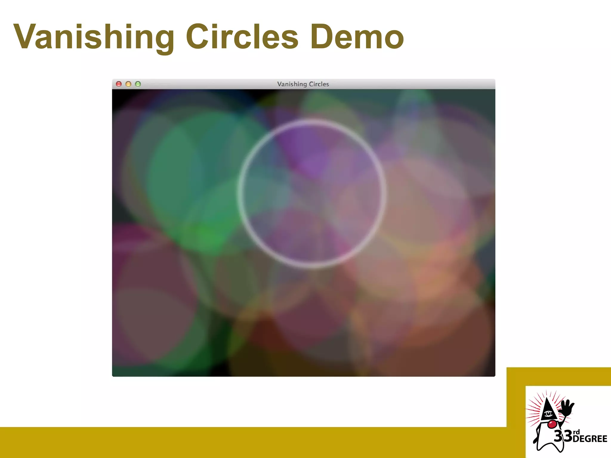 Vanishing Circles Demo
 