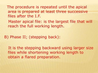 Selection of the initial file.