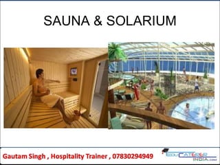 SAUNA & SOLARIUM
 
