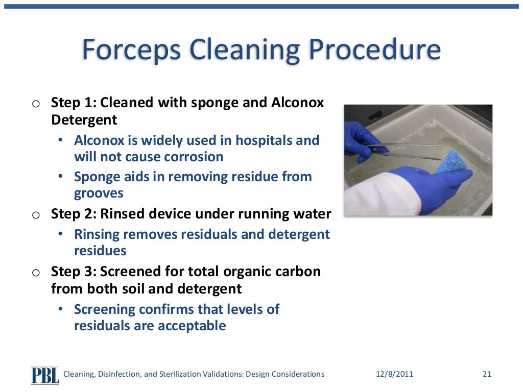 Cleaning, Disinfection, and Sterilization Validations of Reusable Med…
