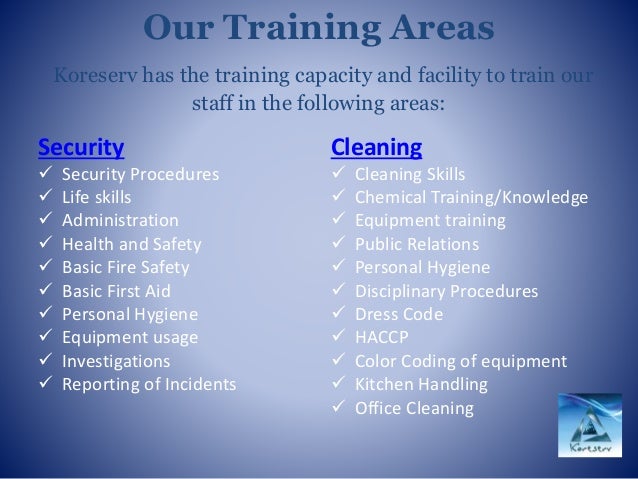 cleaning skills