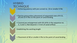 Cleaning and shaping of root canal systems | PPTX