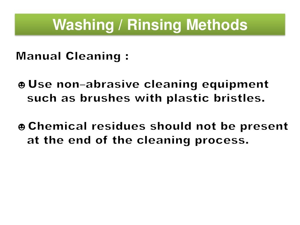 Cleaning Decontamination, Disinfection and Sterilization Process