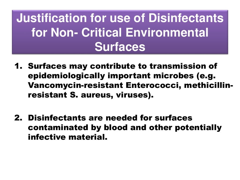 Cleaning Decontamination, Disinfection and Sterilization Process