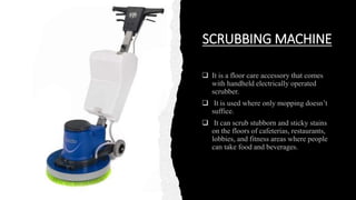 SCRUBBING MACHINE
 